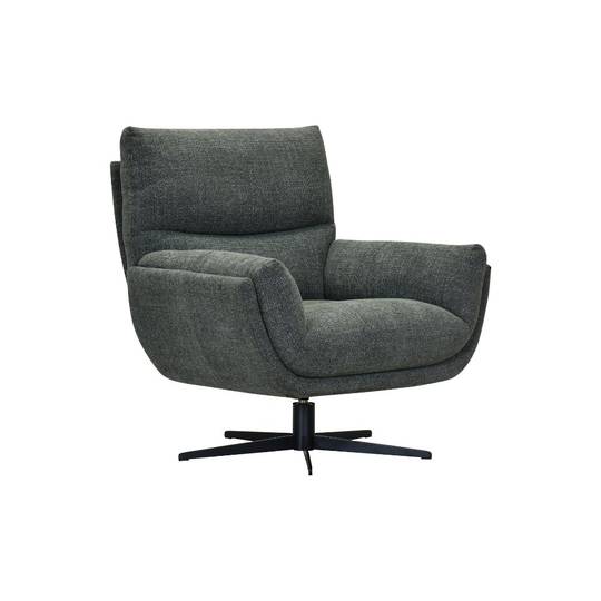 Civita Fabric Swivel Chair-Auto Return